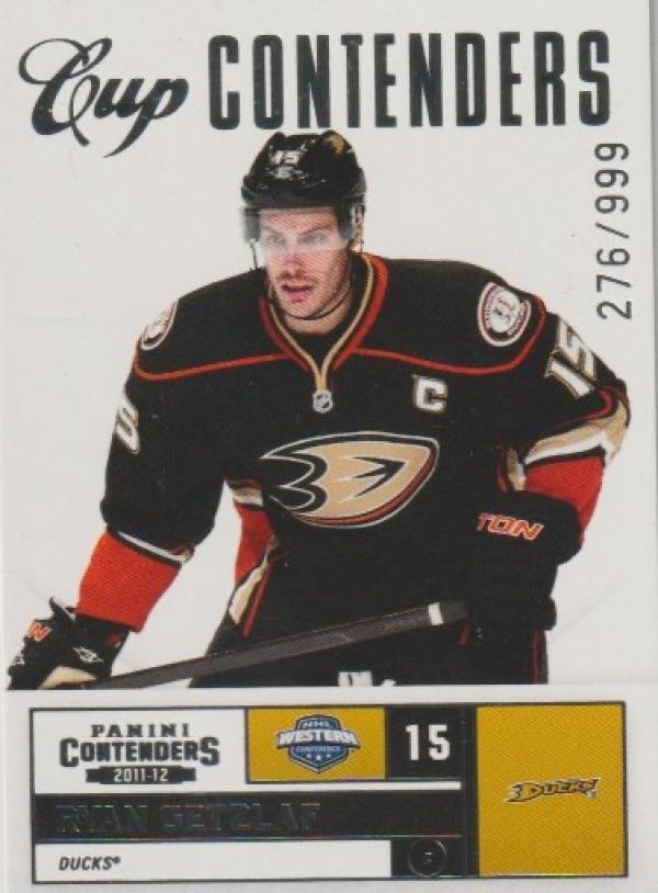 NHL 2011-12 Panini Contenders - No 102 - Ryan Getzlaf