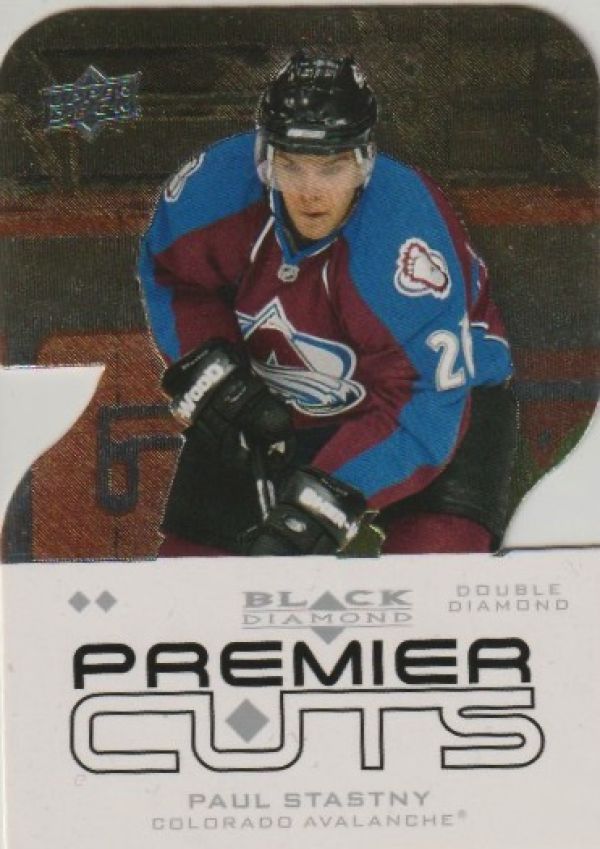 NHL 2008-09 Black Diamond Premier Die-Cut - No PDC37 - Paul Stastny