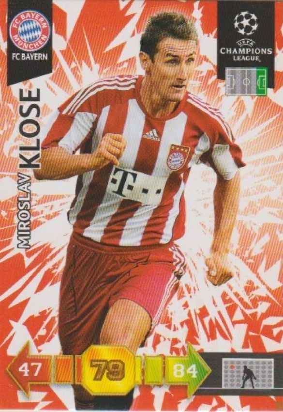 Football 2010-11 Panini Adrenalyn XL Champions League - No 50 - Miroslav Klose