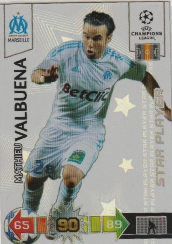 Fussball 2010-11 Panini Adrenalyn XL Champions League - No 191 - Mathieu Valbuena