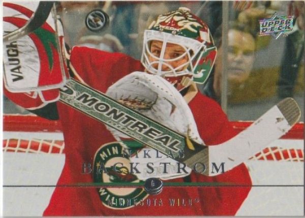 NHL 2008-09 Upper Deck - No. 348 - Niklas Backstrom