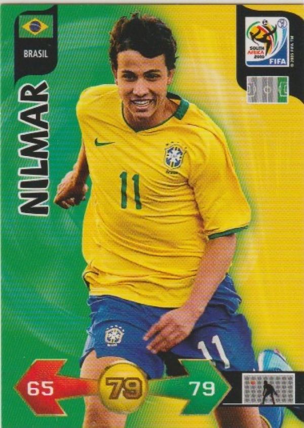 Soccer 2010 Panini Adrenalyn XL FIFA World Cup South Africa - No 47 - Nilmar