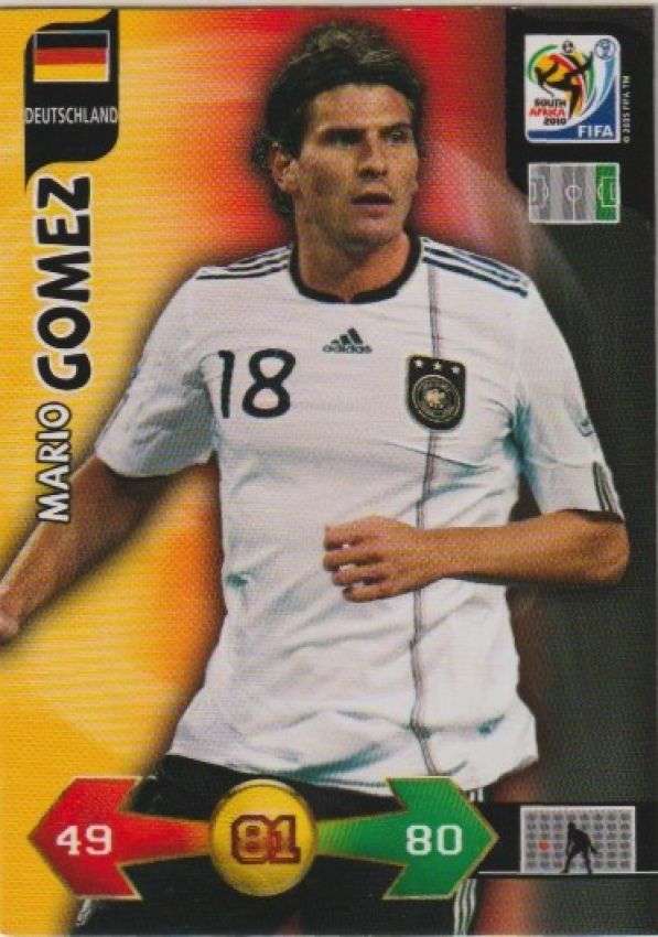 Fussball 2010 Panini Adrenalyn XL FIFA World Cup Südafrika - No 100 - Mario Gomez