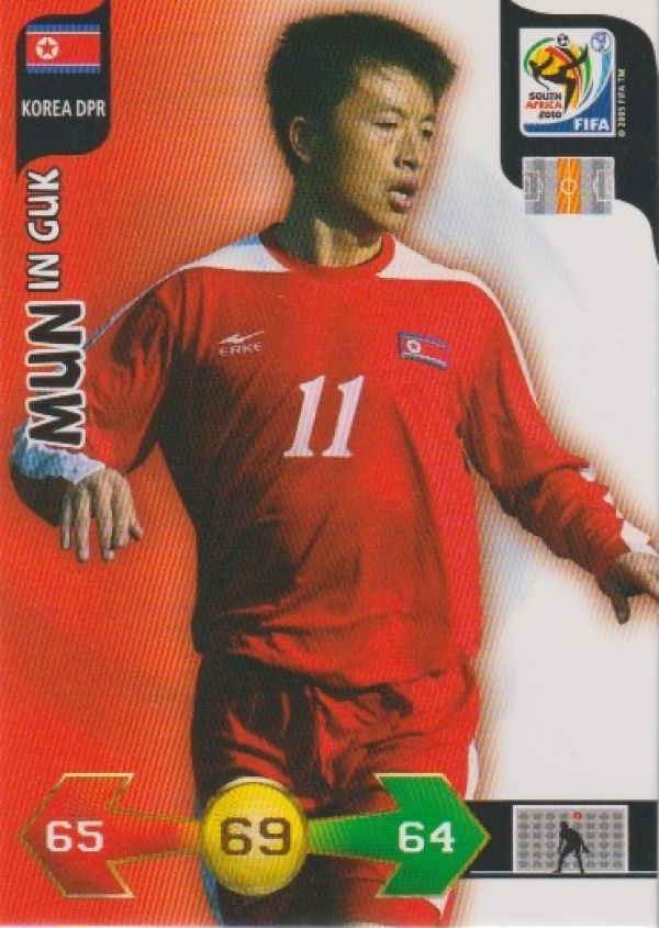 Soccer 2010 Panini Adrenalyn XL FIFA World Cup South Africa - No 232 - Mun In Guk