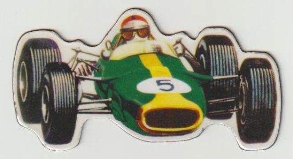 Racing magnet sticker racing car