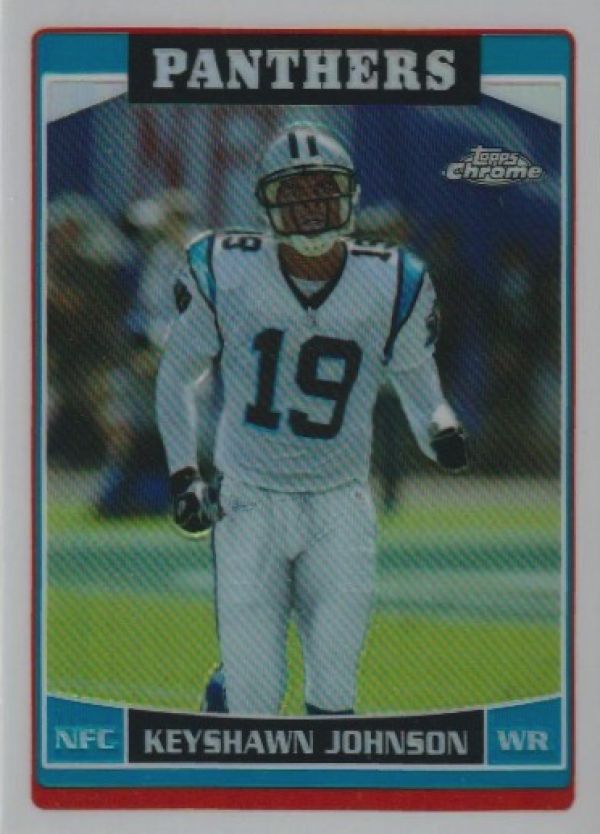 NFL 2006 Topps Chrome Refractor - No 156 - Keyshawn Johnson