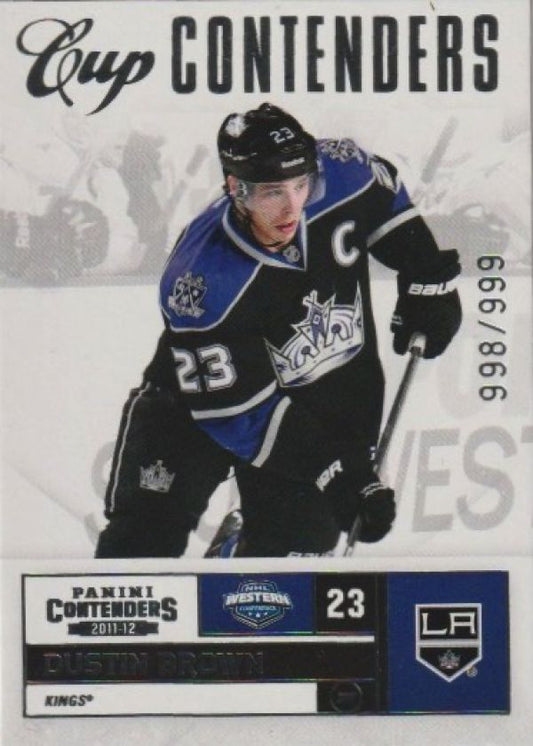 NHL 2011-12 Panini Contenders - No 114 - Dustin Brown