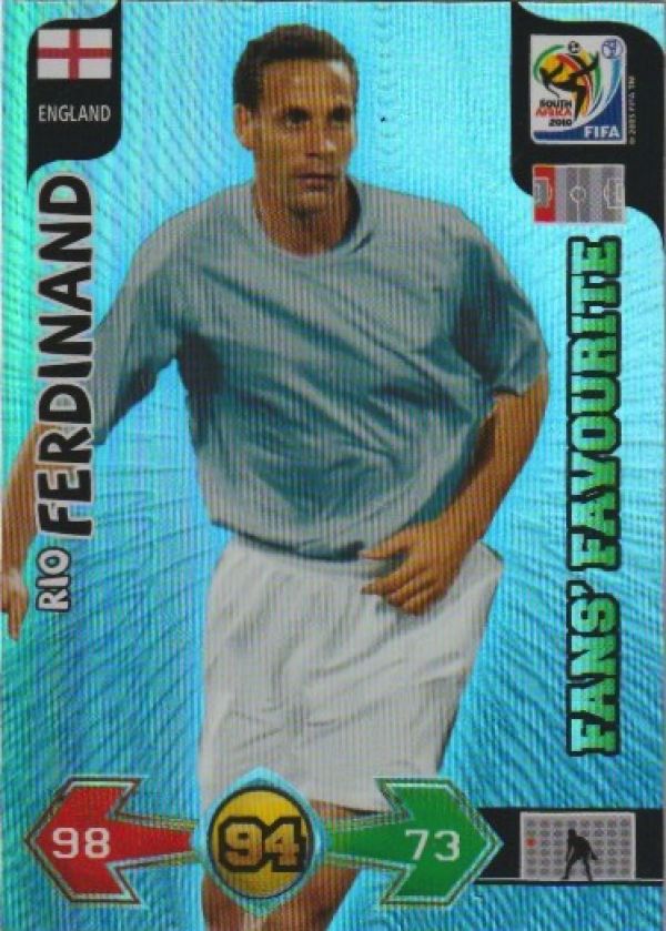 Fussball 2010 Panini Adrenalyn XL FIFA World Cup Südafrika - No 122 - Rio Ferdinand