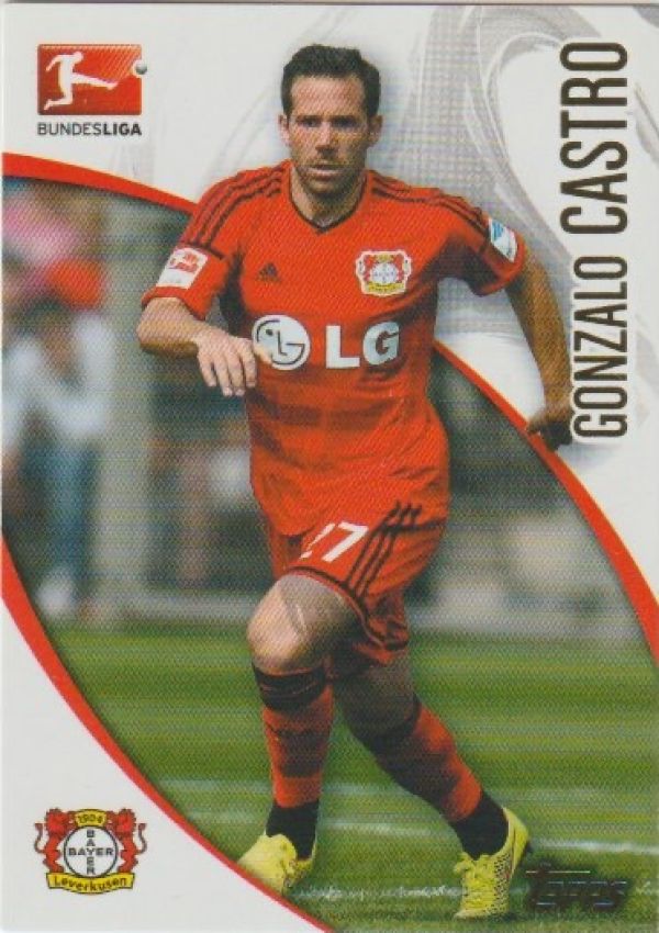 Soccer 2014-15 Topps Chrome - No 124 - Gonzalo Castro