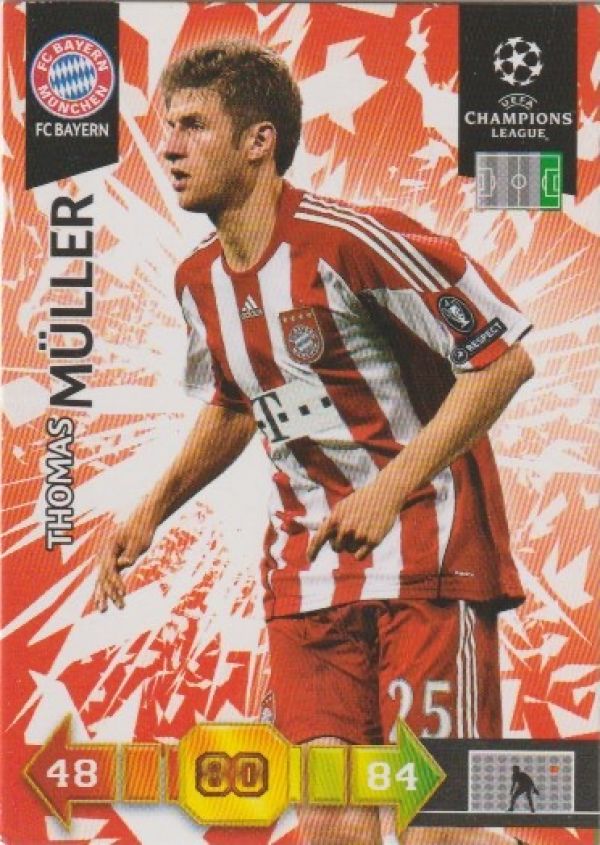 Football 2010-11 Panini Adrenalyn XL Champions League - No 52 - Thomas Müller