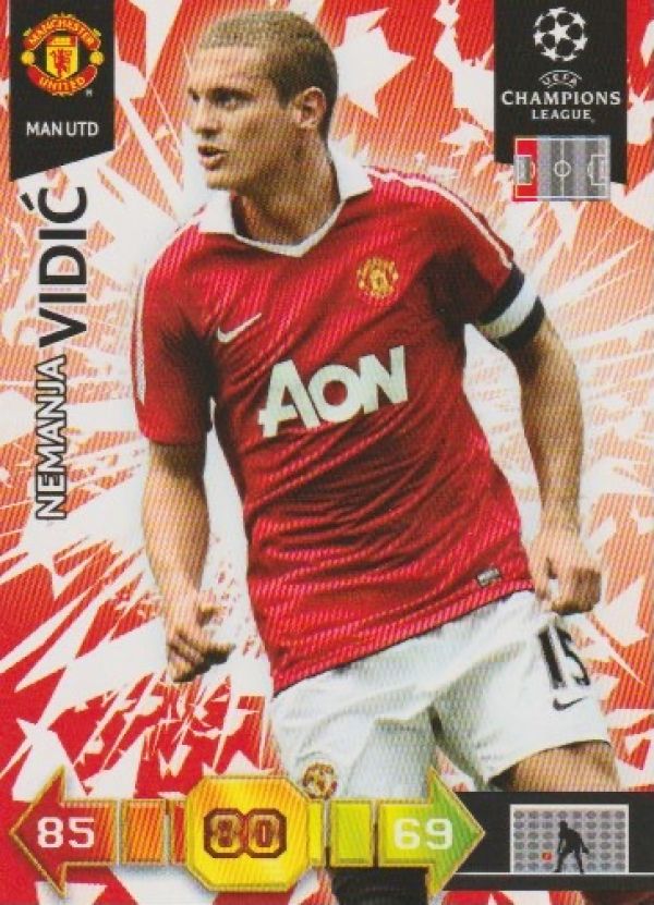 Fussball 2010-11 Panini Adrenalyn XL Champions League - No 157 - Nemanja Vidic