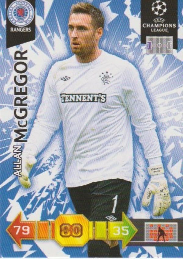 Football 2010-11 Panini Adrenalyn XL Champions League - No 220 - Allan McGregor