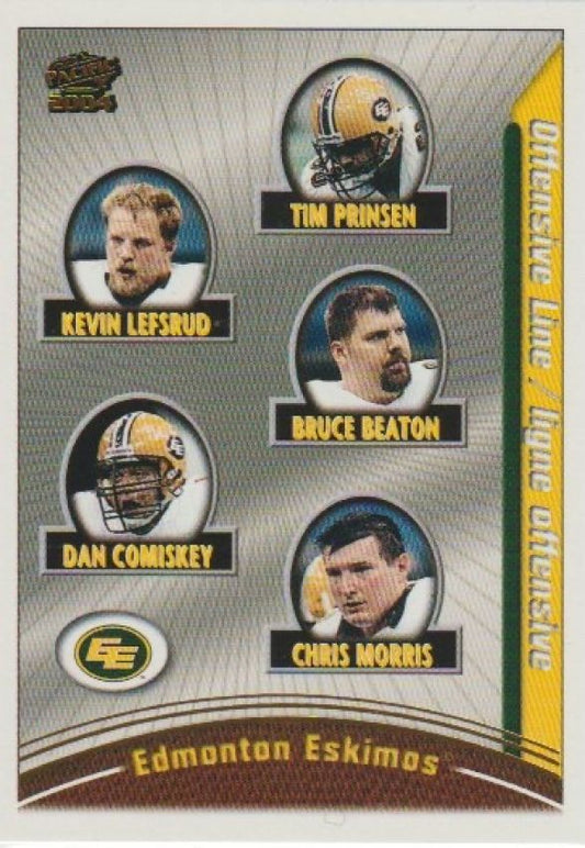 NFL 2004 Pacific CFL - No 24 - Tim Prinzen / Kevin Lefsrud / Bruce Beaton / Dan Comiskey / Chris Morris