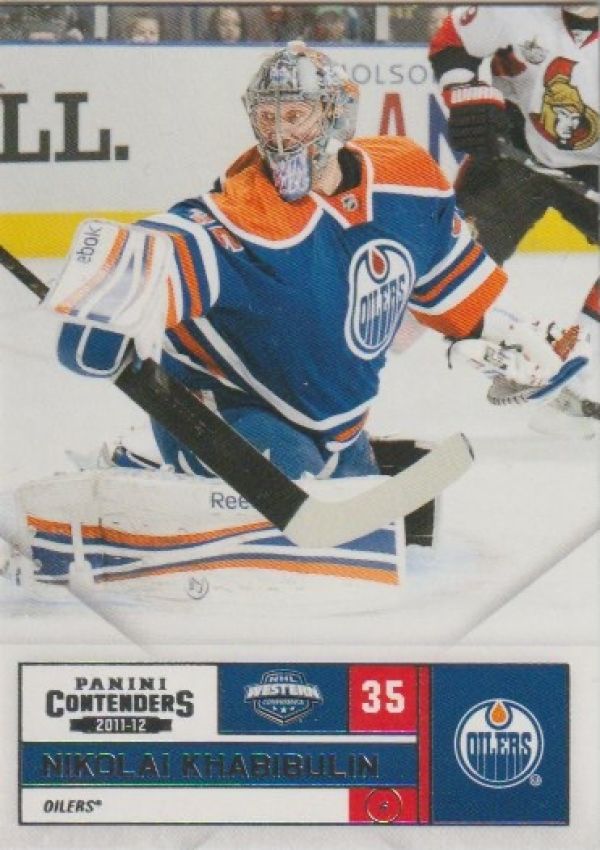 NHL 2011-12 Panini Contenders - No 35 - Nikolai Khabibulin