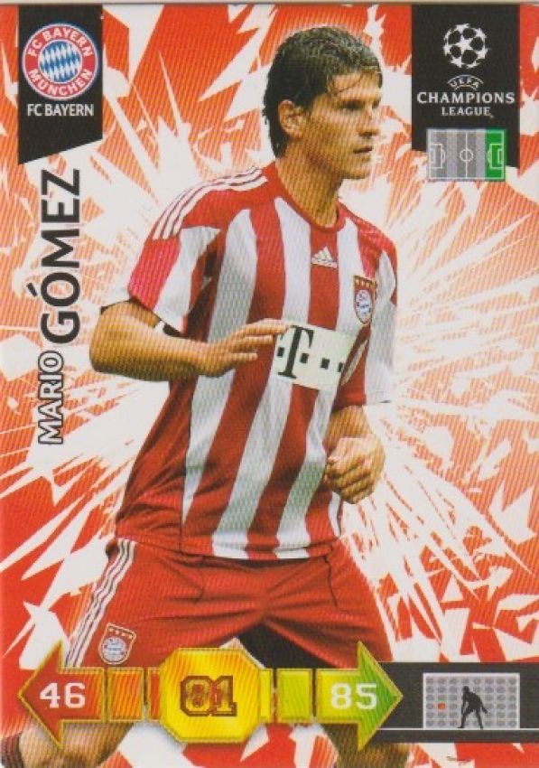 Football 2010-11 Panini Adrenalyn XL Champions League - No 51 - Mario Gomez