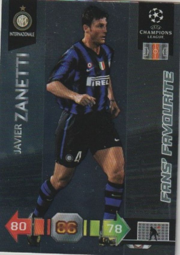 Fussball 2010-11 Panini Adrenalyn XL Champions League - No 133 - Javier Zanetti