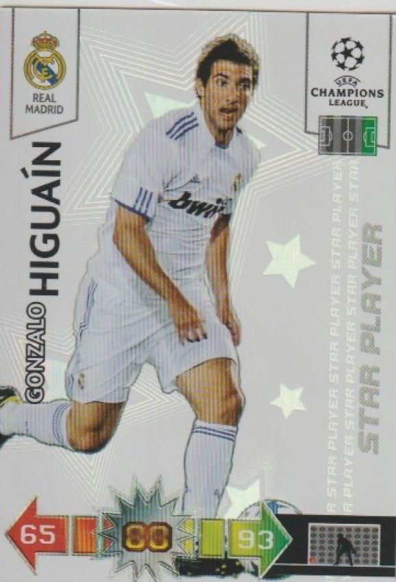 Football 2010-11 Panini Adrenalyn XL Champions League - No 251 - Gonzalo Higuain