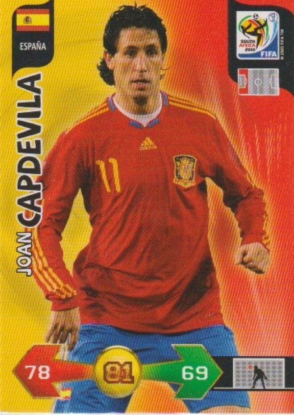 Soccer 2010 Panini Adrenalyn XL FIFA World Cup South Africa - No 129 - Joan Capdevila