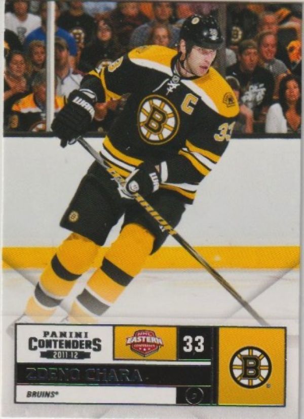 NHL 2011-12 Panini Contenders - No 33 - Zdeno Chara