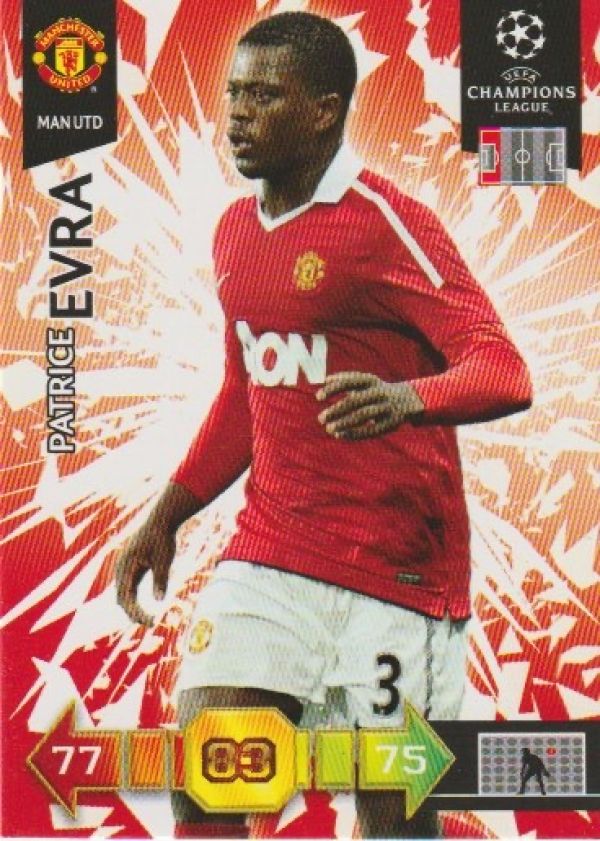 Fussball 2010-11 Panini Adrenalyn XL Champions League - No 156 - Patrice Evra