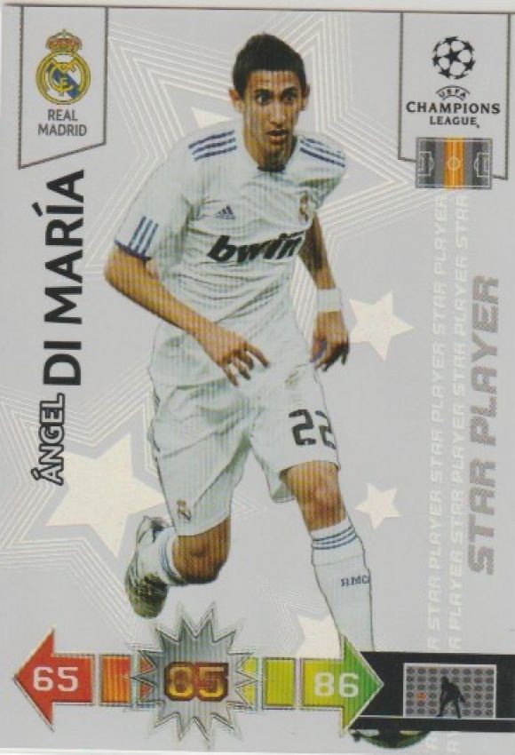 Fussball 2010-11 Panini Adrenalyn XL Champions League - No 250 - Angel Di Maria