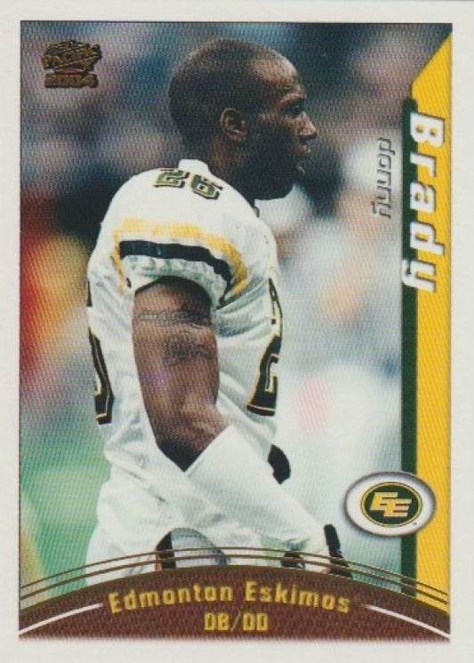 NFL 2004 Pacific CFL - No. 25 - Donny Brady