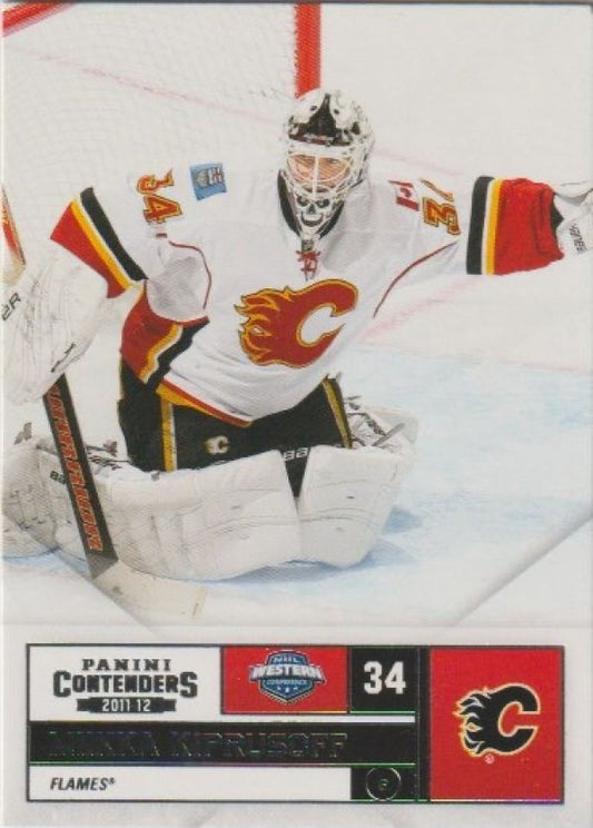 NHL 2011-12 Panini Contenders - No 34 - Miikka Kiprusoff