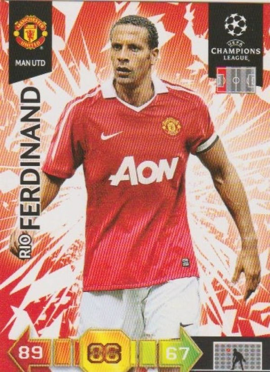 Fussball 2010-11 Panini Adrenalyn XL Champions League - No 158 - Rio Ferdinand