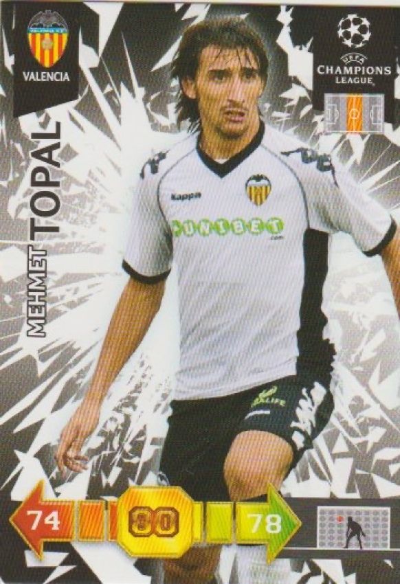 Football 2010-11 Panini Adrenalyn XL Champions League - No 342 - Mehmet Topal