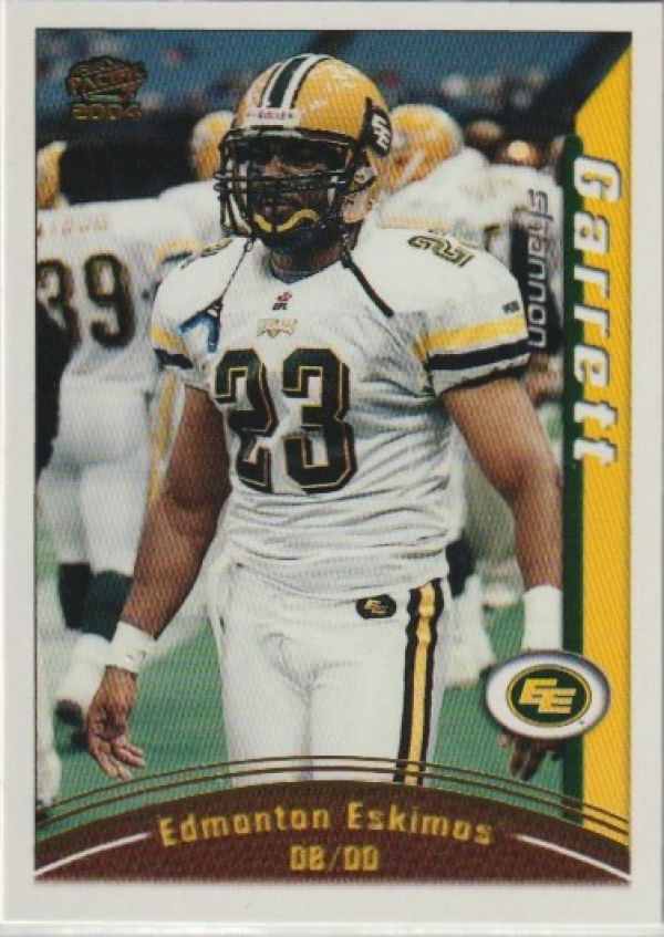 NFL 2004 Pacific CFL - No 28 - Shannon Garrett