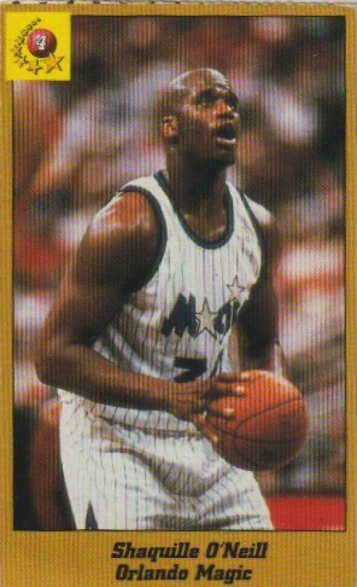 NBA 1995 German Magic Sport ID Cards - No 4 - Shaquille O'Neill