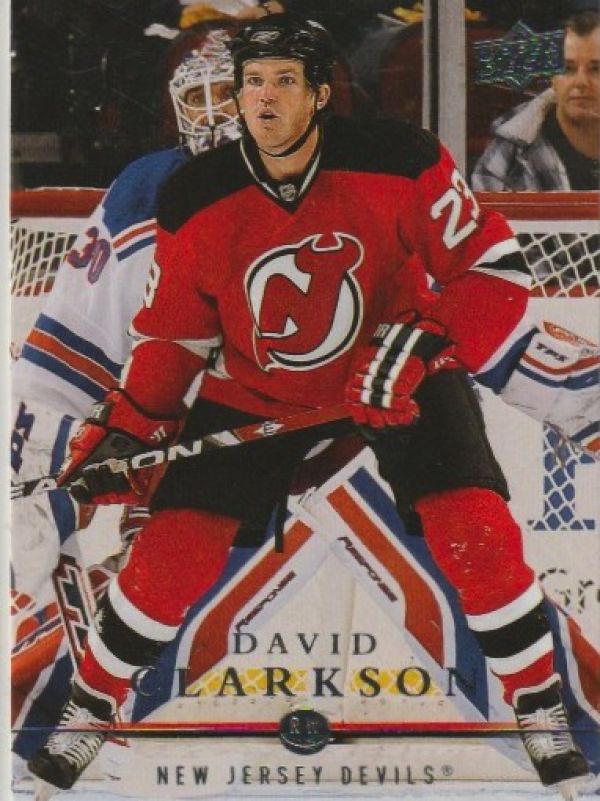 NHL 2008-09 Upper Deck - No 371 - David Clarkson