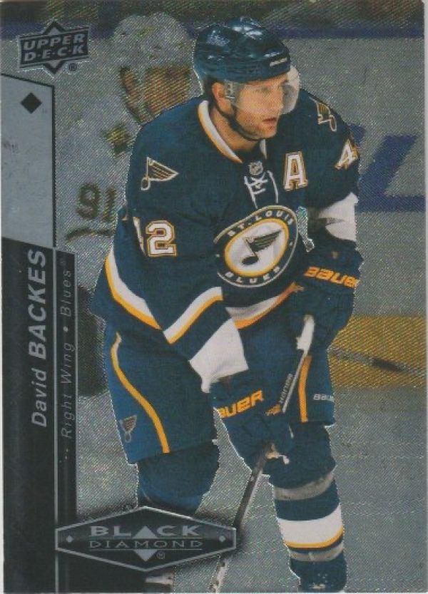 NHL 2010-11 Black Diamond - No. 74 - David Backes