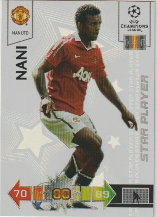 Fussball 2010-11 Panini Adrenalyn XL Champions League - No 174 - Nani