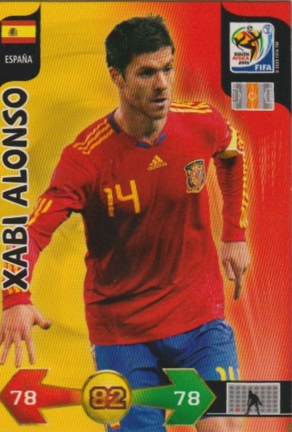 Soccer 2010 Panini Adrenalyn XL FIFA World Cup South Africa - No 133 - Xabi Alonso