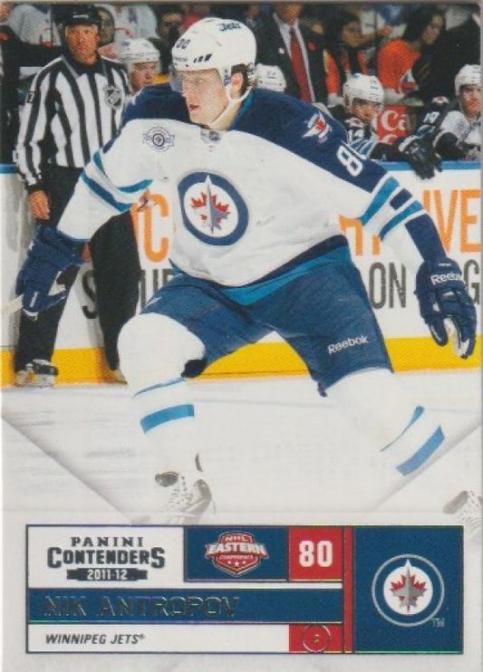 NHL 2011-12 Panini Contenders - No 80 - Nik Antropov