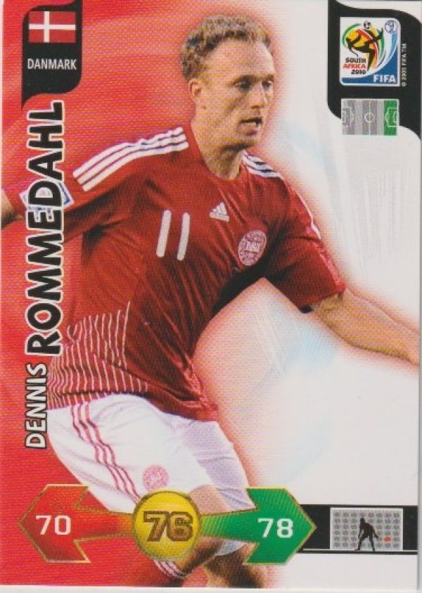 Soccer 2010 Panini Adrenalyn XL FIFA World Cup South Africa - No 83 - Dennis Rommedahl