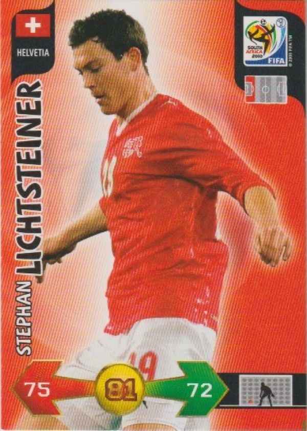 Soccer 2010 Panini Adrenalyn XL FIFA World Cup South Africa - No 182 - Stephan Lichtsteiner