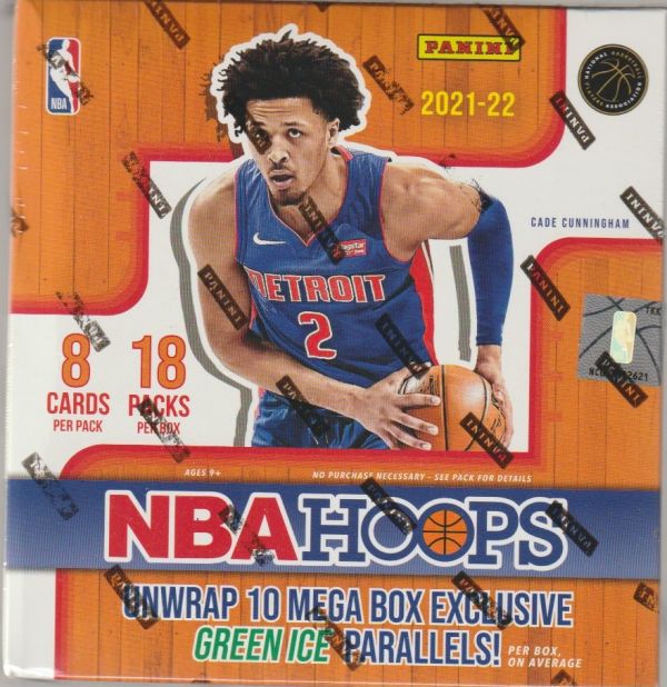 NBA 2021-22 Hoops Mega Box Green Ice Parallels