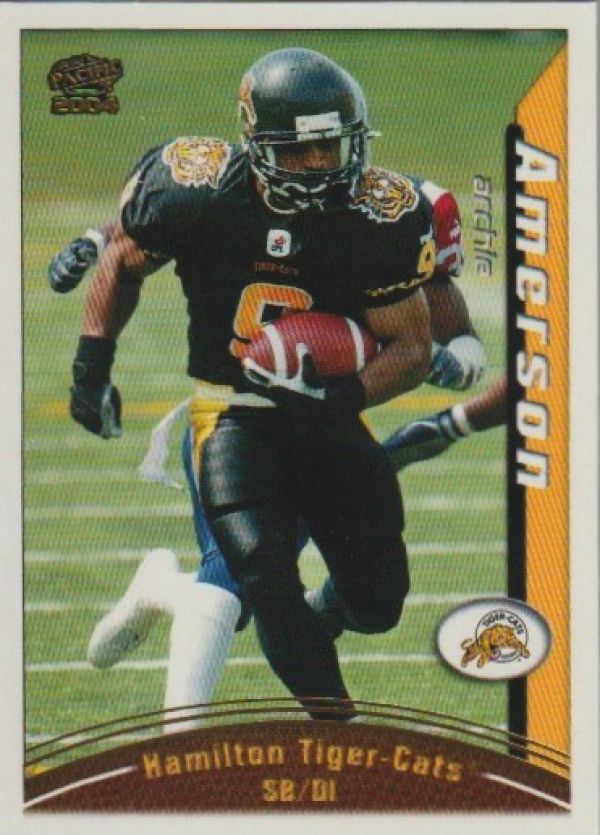 NFL 2004 Pacific CFL - No. 39 - Archie Amerson