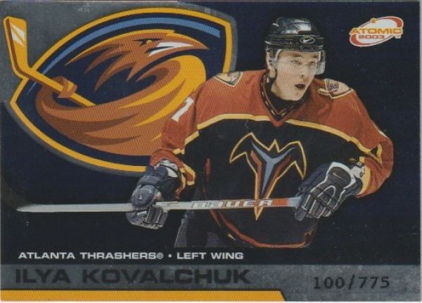 NHL 2002-03 Atomic Hobby Parallel - No 5 - Ilya Kovalchuk