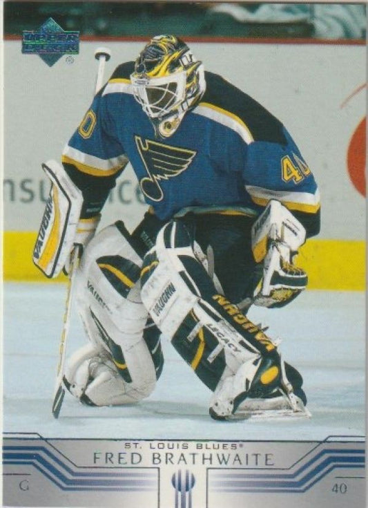 NHL 2001-02 Upper Deck - No 382 - Fred Brathwaite