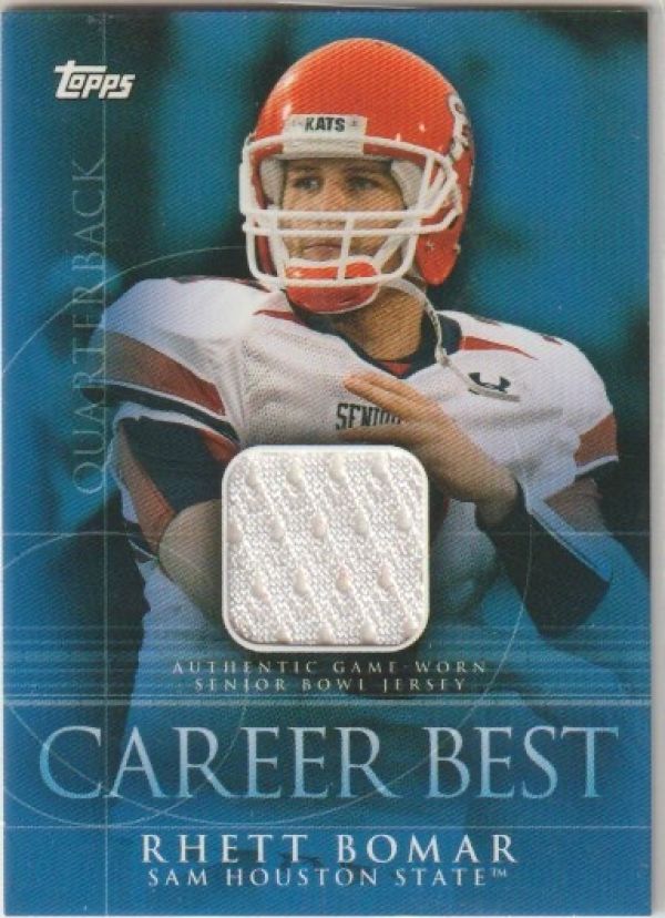 NFL 2009 Topps Career Best Jerseys - No CBR-RB - Rhett Bomar