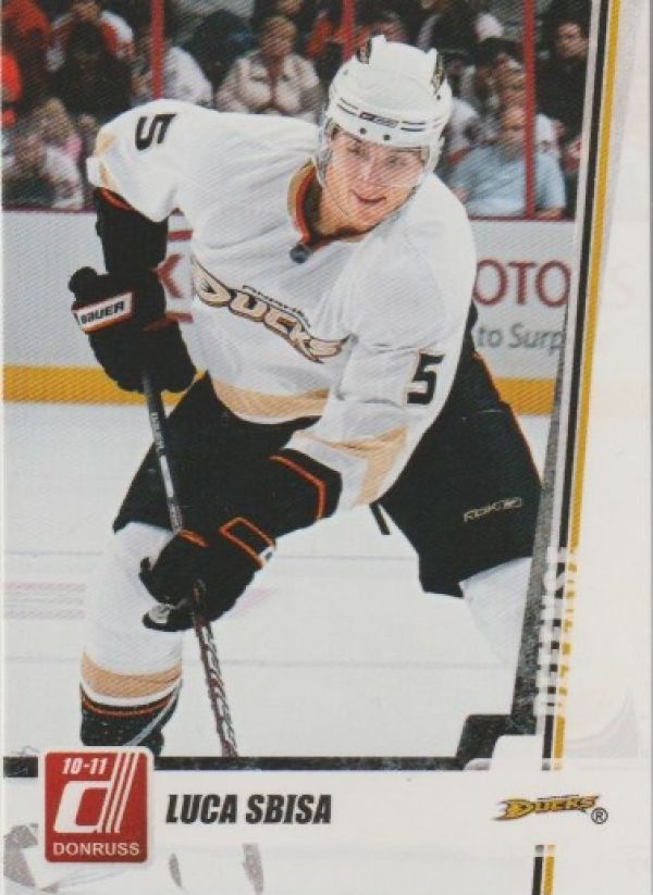 NHL 2010-11 Donruss - No 103 - Luca Sbisa