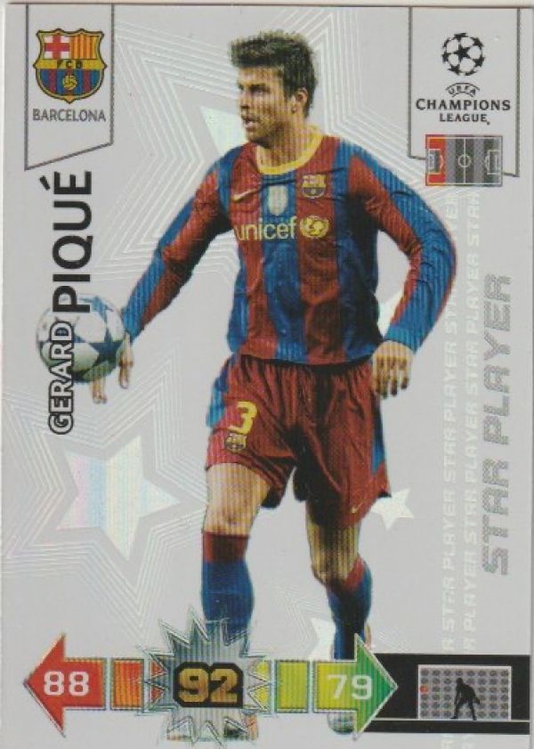 Football 2010-11 Panini Adrenalyn XL Champions League - No 38 - Gerard Piquet