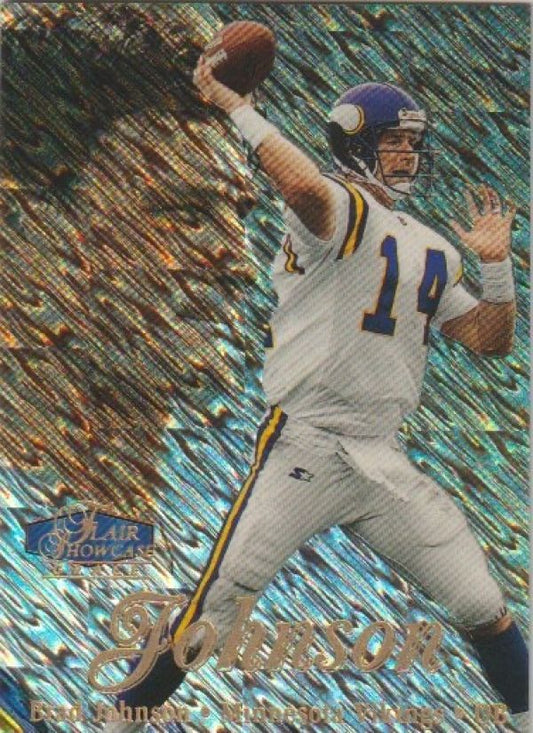 NFL 1998 Flair Showcase Row 1 - No 60 - Brad Johnson