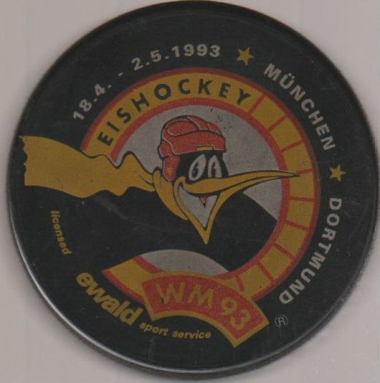 Official puck - 1993 - World Cup in Germany