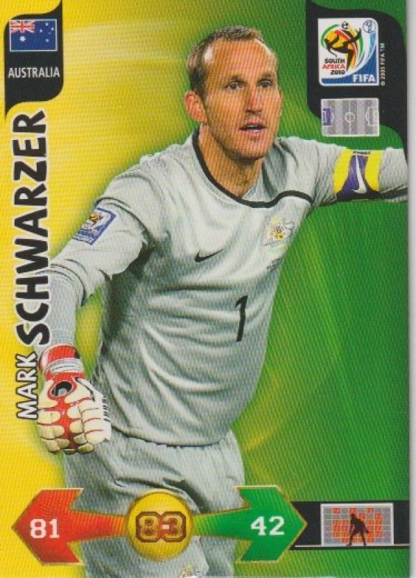 Fussball 2010 Panini Adrenalyn XL FIFA World Cup Südafrika - No 25 - Mark Schwarzer