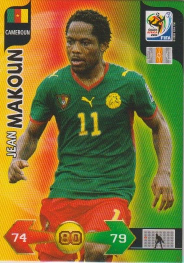 Soccer 2010 Panini Adrenalyn XL FIFA World Cup South Africa - No 56 - Jean Makoun