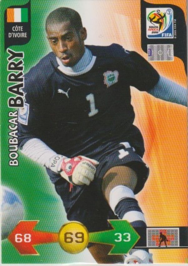 Soccer 2010 Panini Adrenalyn XL FIFA World Cup South Africa - No 64 - Boubacar Barry